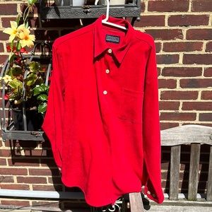 Woman’s ultra suede buttondown shirt